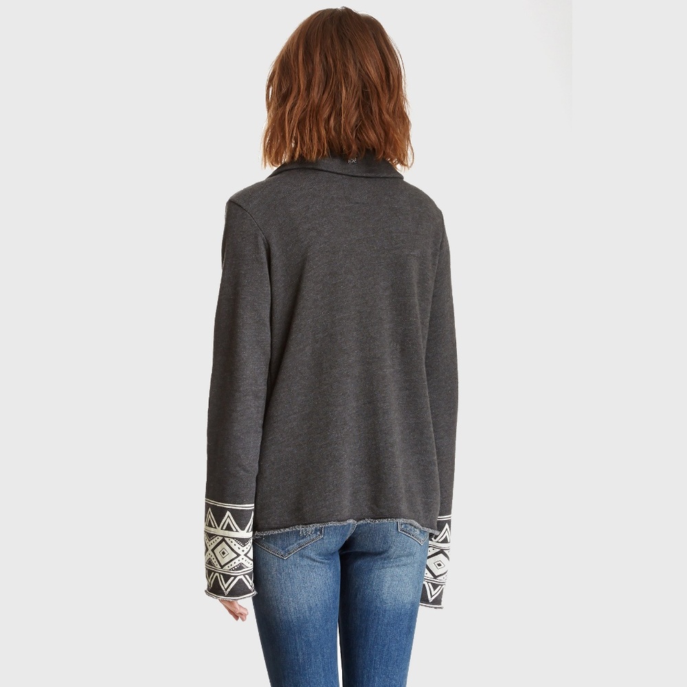 Billabong Small Sweater French Terry Grey NWT - Picture 2 of 3